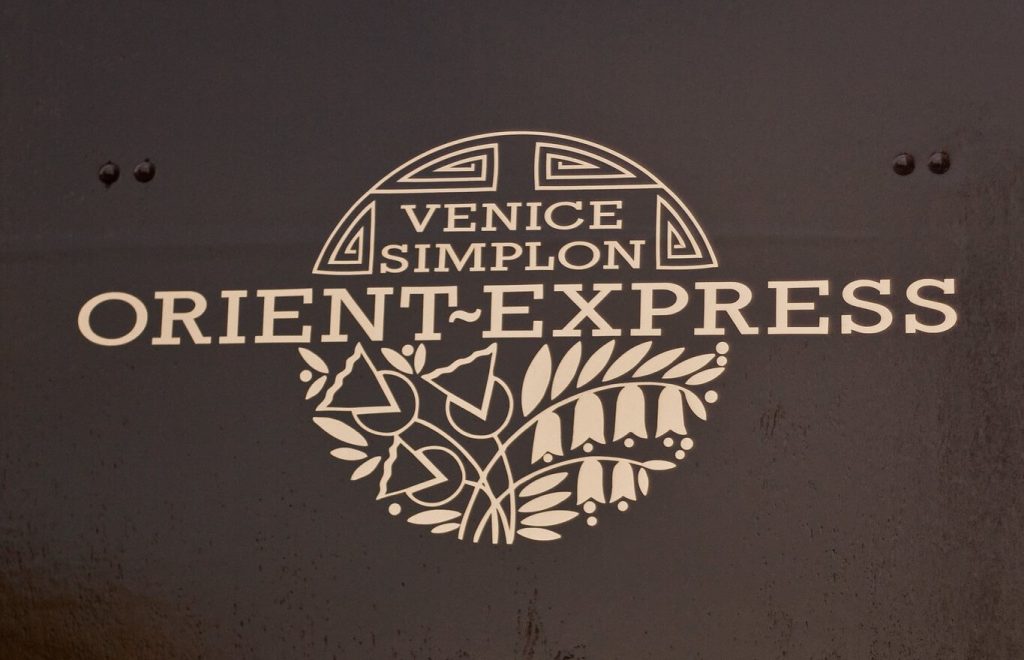 Ein Bild des Logos des imponente Orient Express